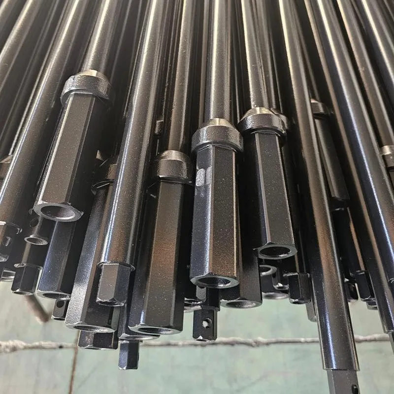 Top hammer drill rod